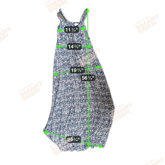 Cynthia Rowley Navy Lounge Dress Maxi XS - Picture 2 of 8